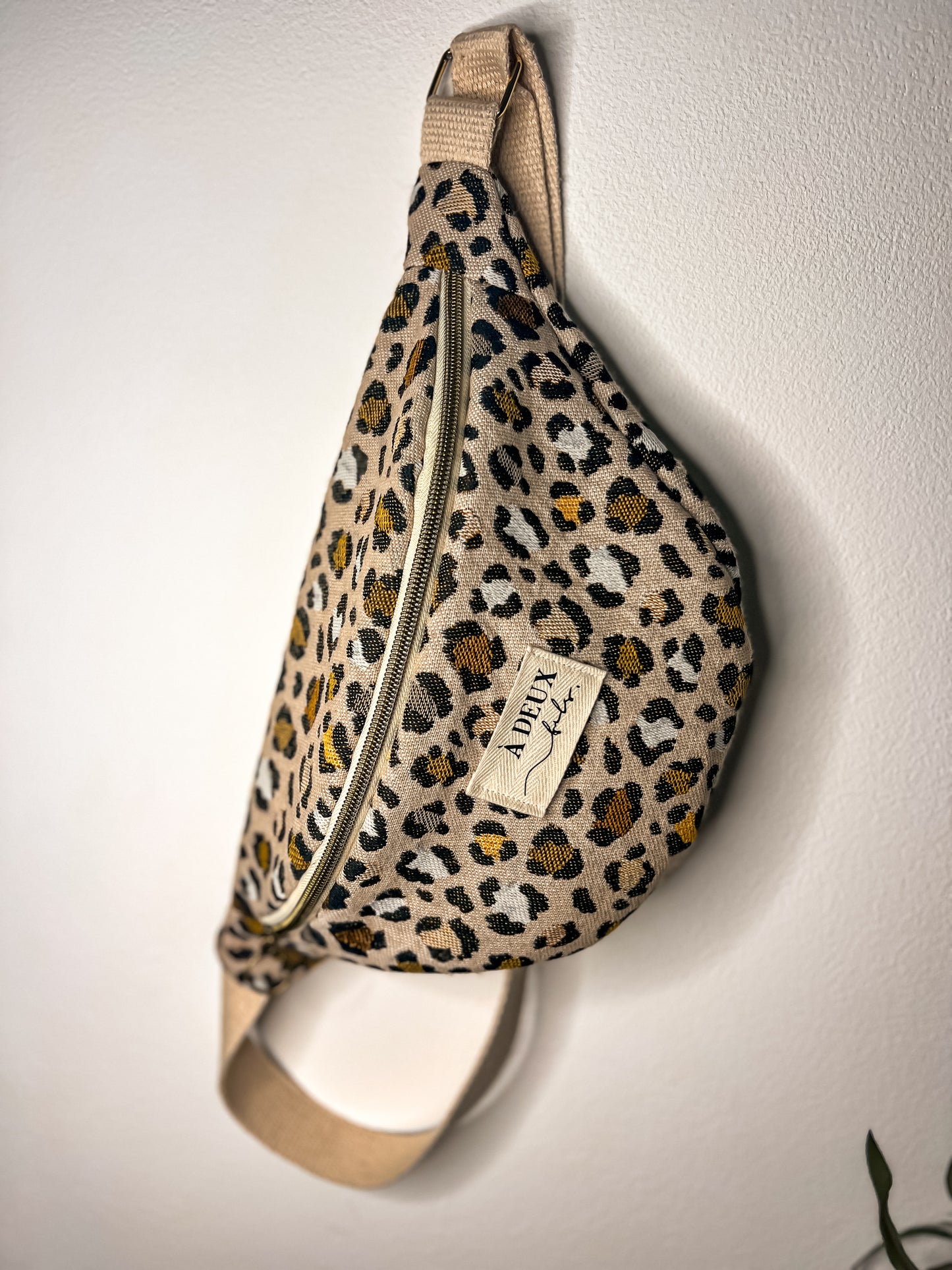 Naya 🐆 - sac banane en jacquard