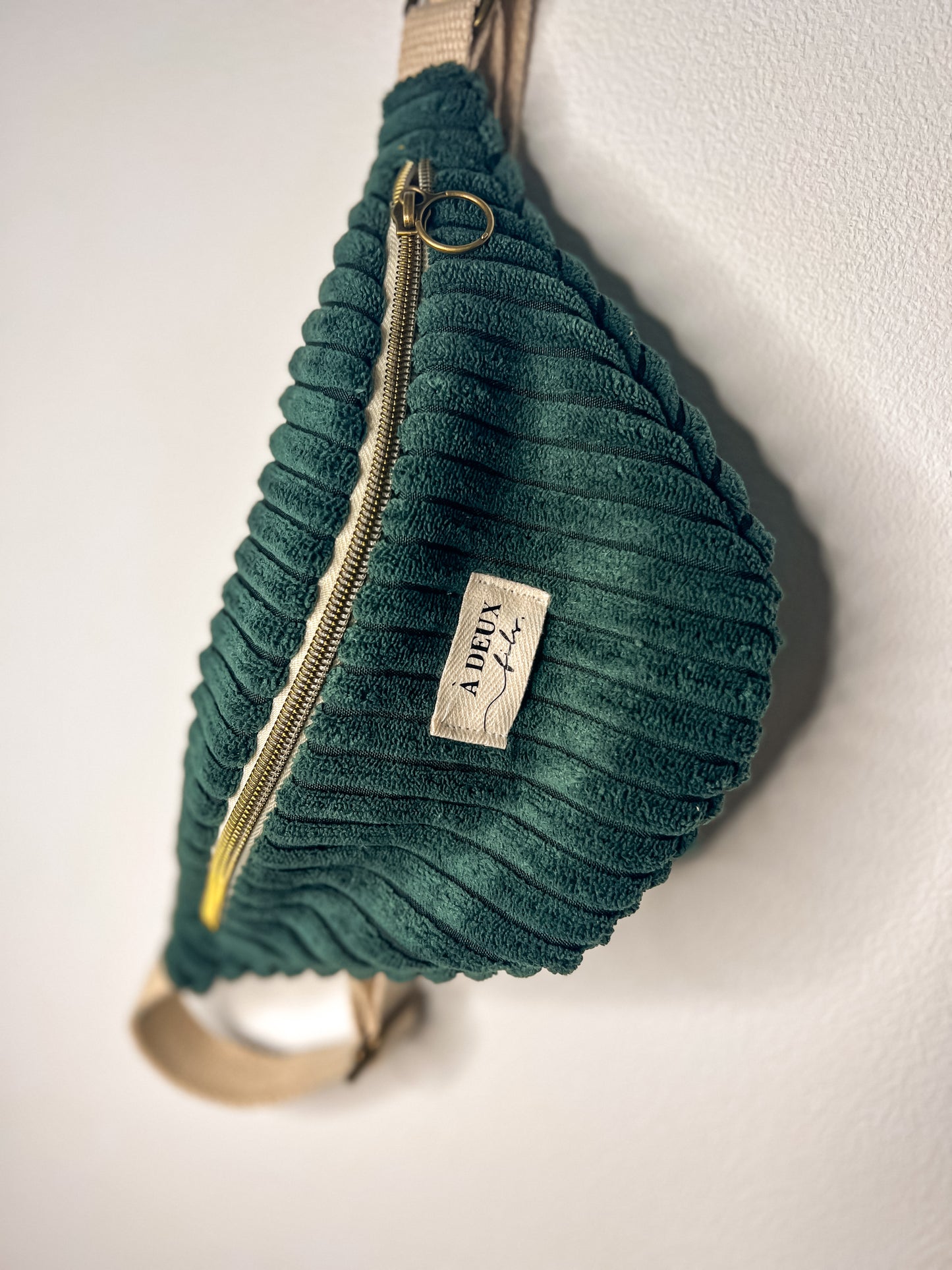 Zola - sac banane en velours