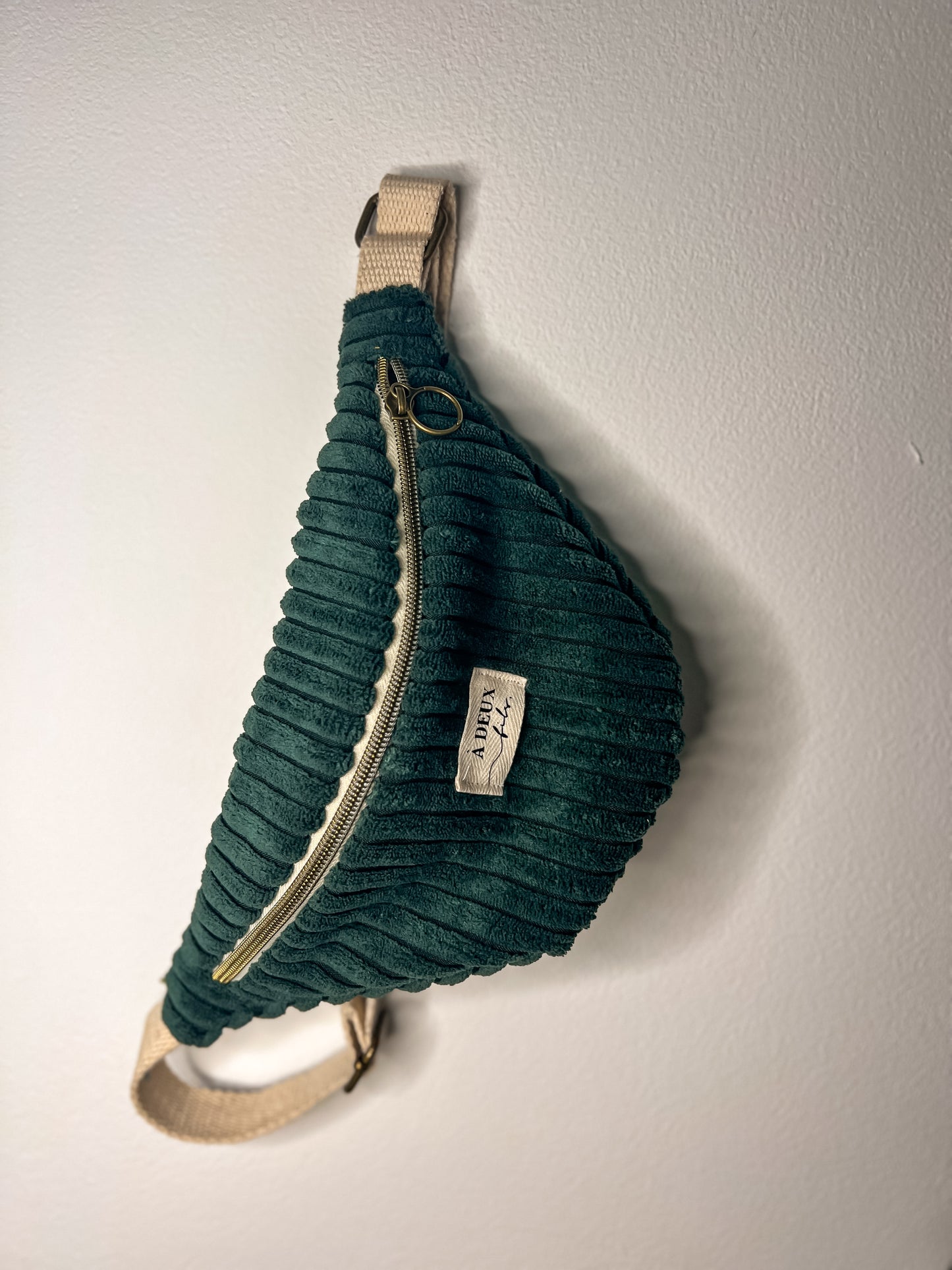 Zola - sac banane en velours